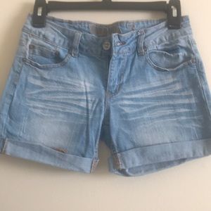 Light Denim Shorts